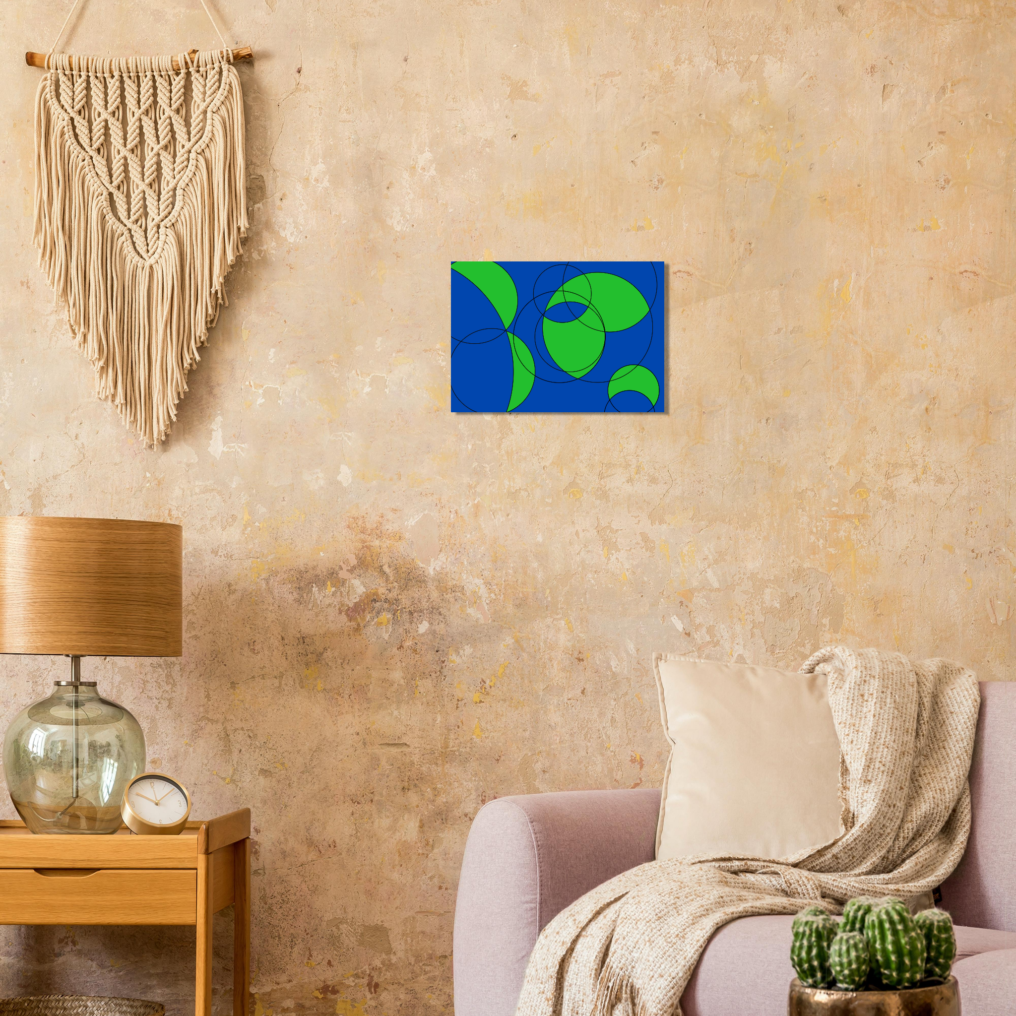Terrible Maps minimalist world map print lifestyle - modern geography poster Image