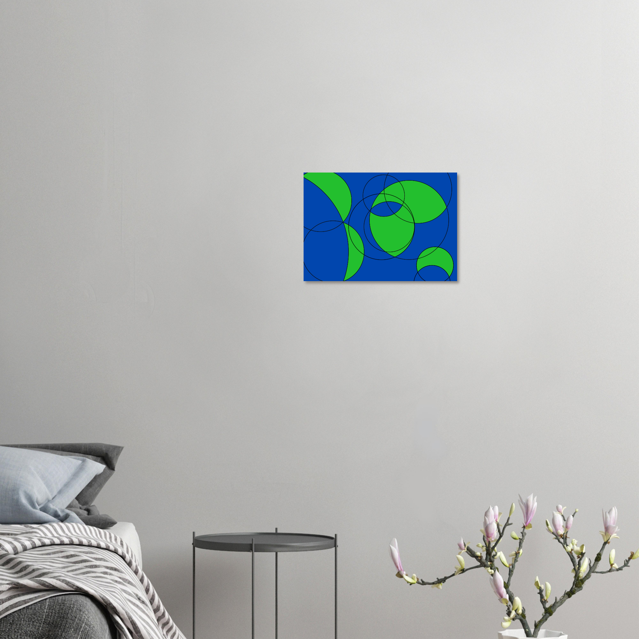 Terrible Maps minimalist world map print - modern geography poster Image